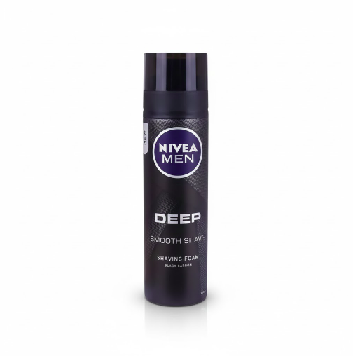 Nivea Deep Black Carbon Shaving Foam - 200ml